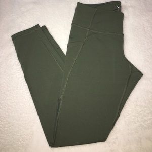 Old Navy Mesh Detail Olive Green Legging